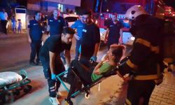 Apartman dairesinde yangın; dumandan etkilenen kadın hastaneye kaldırıldı