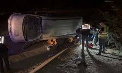 Gaziantep’te lastiği patlayan minibüs takla attı: 2 ölü, 8 yaralı