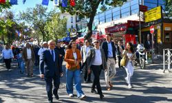 7. Cadde Avrupa Hareketlilik Haftası'na özel olarak araç trafiğine kapatıldı