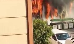 Bağcılar’da otomobil tamirhanesinde çıkan yangın 2 binaya sıçradı