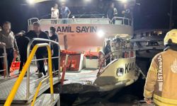 Beşiktaş - Üsküdar motoru, kuru yük gemisi ile çarpıştı