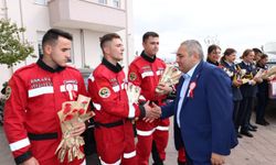 Başkan Özarslan İtfaiye Haftası’nda itfaiyecilerle bir araya geldi