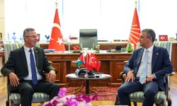 Özgür Özel, Filistin Büyükelçisi Mustafa'yı kabul etti