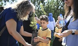 Minik öğrenciler için "Uyum Haftası" kapsamında fidan dikimi etkinliği düzenlendi