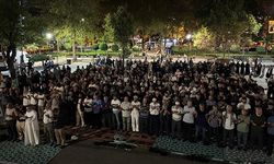 İstanbul'da Küresel Sumud Filosu'na destek gösterisi