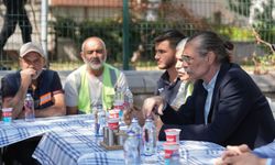 Başkan Beşikcioğlu yeni sosyal tesisi inşaatını ve işçileri ziyaret etti