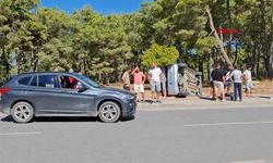 Anne ve iki çocuğu trafik kazasında yaralandı