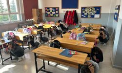 Güdül'deki okullarda afet tahliye tatbikatı gerçekleştirildi