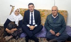 Güdül Kaymakamı Naim Akar, şehit ailesine ziyarette bulundu