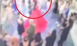Düğün salonundaki dev avize, pistte dans eden gelinin üzerine düştü