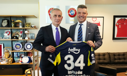 Fenerbahçe Başkanı Sadettin Saran, TFF Başkanı Hacıosmanoğlu'nu ziyaret etti