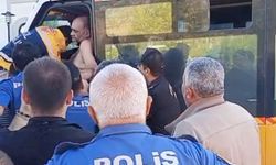 Gaziantep’te ceza yiyen sürücü kendini ve aracını yakmaya çalıştı