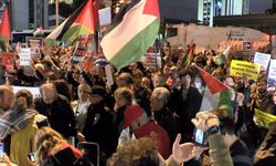 İsrail Başkonsolosluğu önünde protesto yapıldı