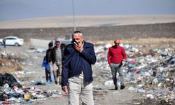 Kars’ta mahalleliden çöp tepkisi