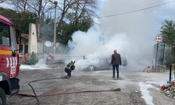 Otomobili alev alan sürücü: Yangın, tıbbi oksijen dolum yapıldığı anda çevreye yayılan gaz nedeniyle çıktı