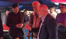 Pazar denetiminde belediye başkanından müşteriye kötü davranan esnafa tepki