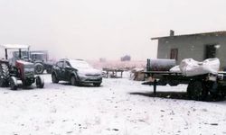 Niğde'nin yüksek kesimlerine mevsimin ilk karı yağdı