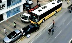 İstanbul'da özel halk otobüsünün karıştığı zincirleme trafik kazasında 4 kişi yaralandı