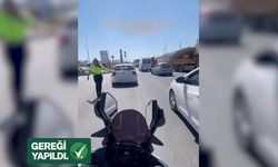 Başkentte polisin "dur" ihtarına uymayıp kaçan sürücü yakalandı