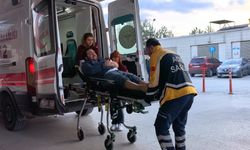 600 kiloluk demir silindirin altında kalan mühendis yaralandı