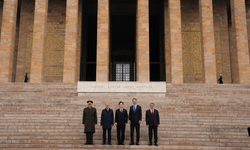 Güney Kore Devlet Başkanı Lee, Anıtkabir'i ziyaret etti