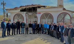 Ayaş Çanıllı Köyü’nde yıkılan caminin tadilatına Sincan Belediyesinden destek