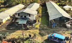 Bağ evinde saklanan firari hükümlüye jandarmanın operasyonu dron kamerasında