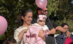 Balonlar, kampanyası tamamlanan SMA'lı Gökçe Zeren bebek için uçuruld