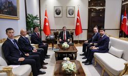 Cevdet Yılmaz, Kırgızistan Bakanlar Kurulu Başkan Yardımcısı Baysalov ile bir araya geldi