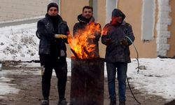 Erzurum'da kent merkezinde sağanak, yüksek kesimlerde kar