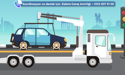Ankara Büyükşehir Belediyesinden çekici hizmeti