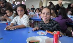 Keçiörenli çocuklar workshop ile doyasıya eğlendi