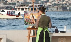 Kız Kulesinde 'Tuval İstanbul' etkinliği düzenlendi