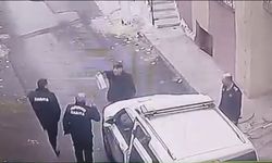 İş yeri mühürlenen esnaf ile zabıtalar arasında yaşanan gerginlik kamerada