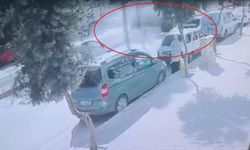 Otomobil, başka araca çarparak taklalar attı; kaza kamerada