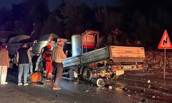 Süt toplama aracı TIR’a çarptı; 1 ölü