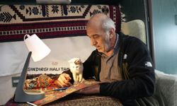 Sındırgı’da artçılar nedeniyle dükkanında çalışamayan halı ustası, işini karavana taşıdı