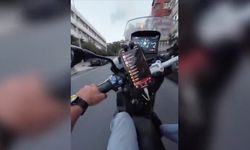 Kağıthane'de trafiği tehlikeye soktuğu belirlenen motosikletliye para cezası