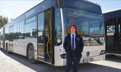 Isparta'da otobüs şoförü olan kadın çocukluk hayalini gerçekleştirdi