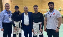 Milli atıcılar Damla Köse ile Mert Nalbant, dünya 3'üncüsü oldu