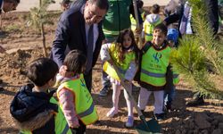 Gölbaşı’nda 1000 fidan toprakla buluştu
