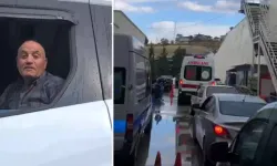 Navigasyonla geldiği yolda trafiği felç eden TIR şoförü: Konumdaki o kadın beni getirdi