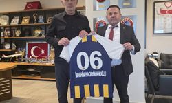 MKE Ankaragücü Başkanı Yaman, TFF Başkanı Hacıosmanoğlu'nu ziyaret etti