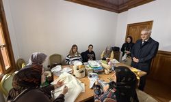 Kaymakam Bakır "Kadın El İşleri Atölyesi"ni ziyaret etti