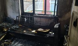 Ankara'da evde çıkan yangında baba ile 2 kızı, dumandan etkilendi