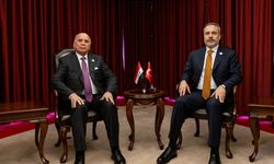 Bakan Fidan, Iraklı mevkidaşı Hüseyin ile bir araya geldi