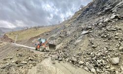 Batman'da heyelan nedeniyle kapanan yollar açıldı