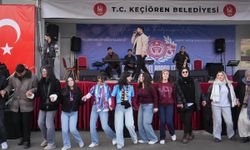 Üniversiteli Trabzonsporlulardan Keçiören’de coşkulu horon festivali