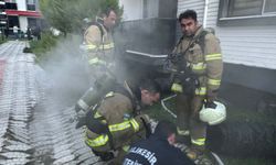 Edremit’te bodrum yangını: 6 kişi dumandan etkilendi