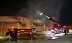 Gaziantep'te ambalaj fabrikasında yangın